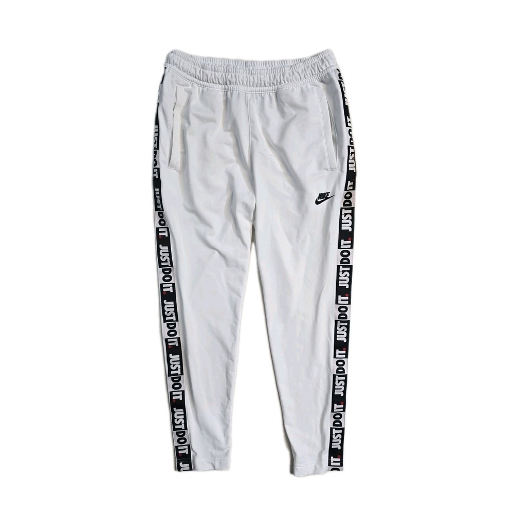 Nike Air  Jogger Pants White Men's Athletic M just Do IT
